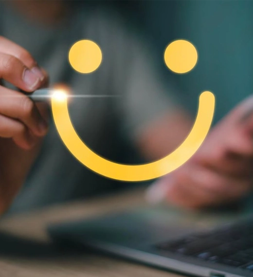 Smiling Happy Customer