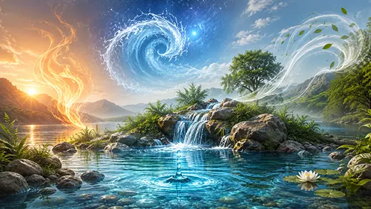 Water Element Relation With Four Pancha Bhootas